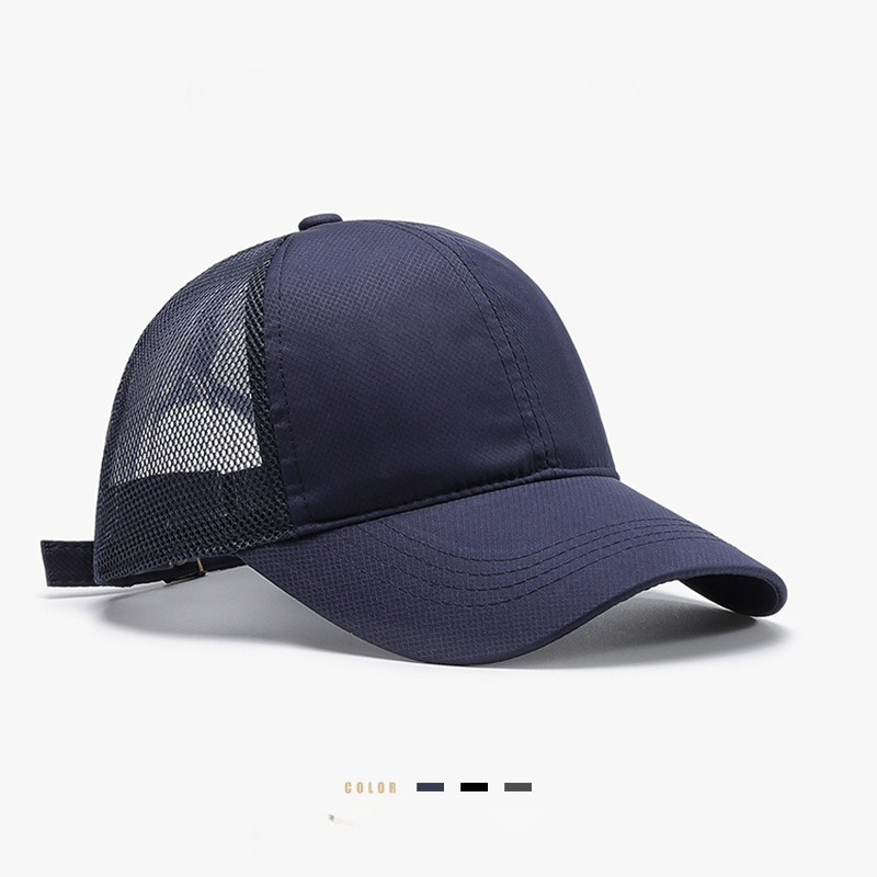 Trucker Cap Mesh - Летняя унисекс-кепка, повседневная однотонная бейсболка с