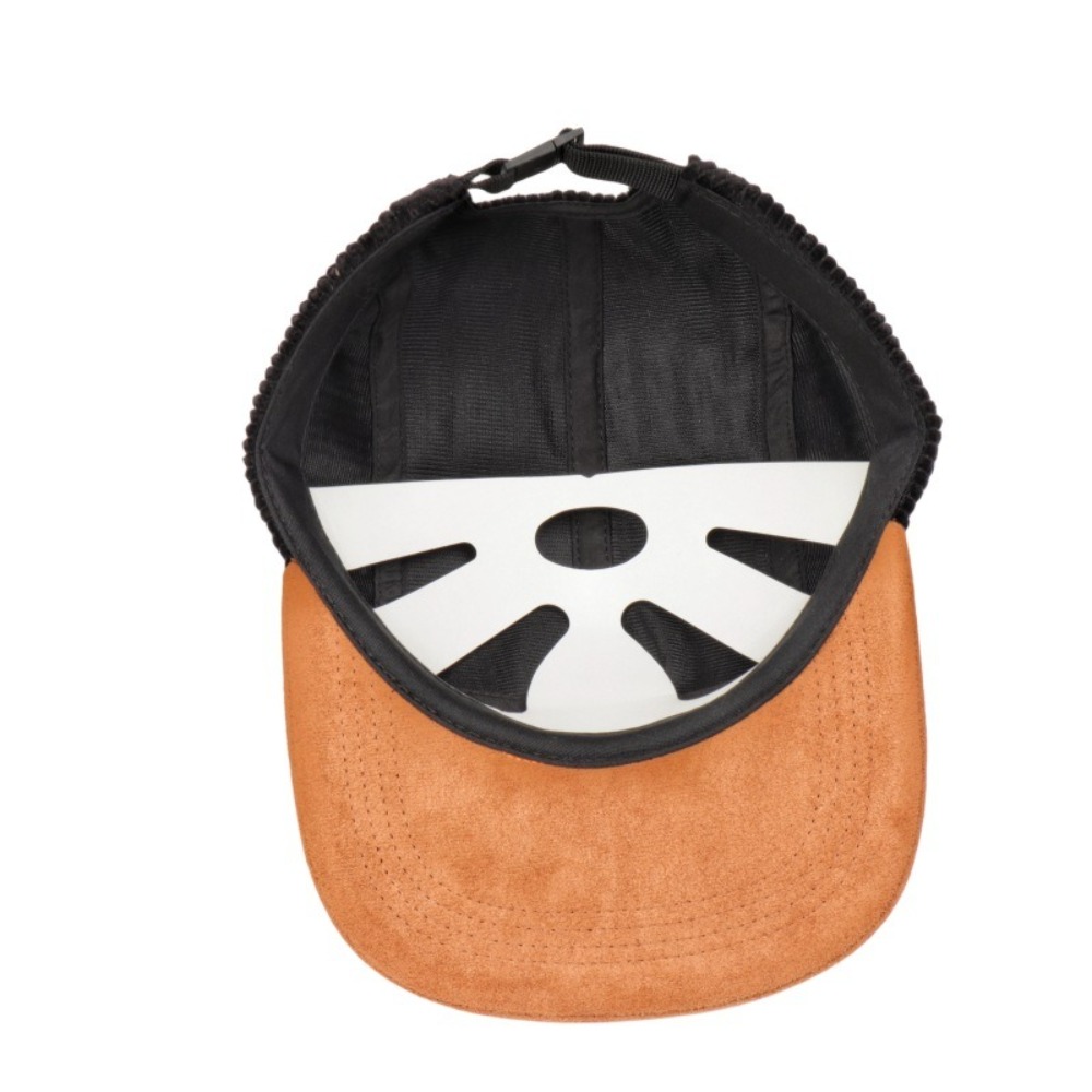 Corduroy Cap 5 Panel - Повседневная ретро-кепка с плоским козырьком, 5-панельная