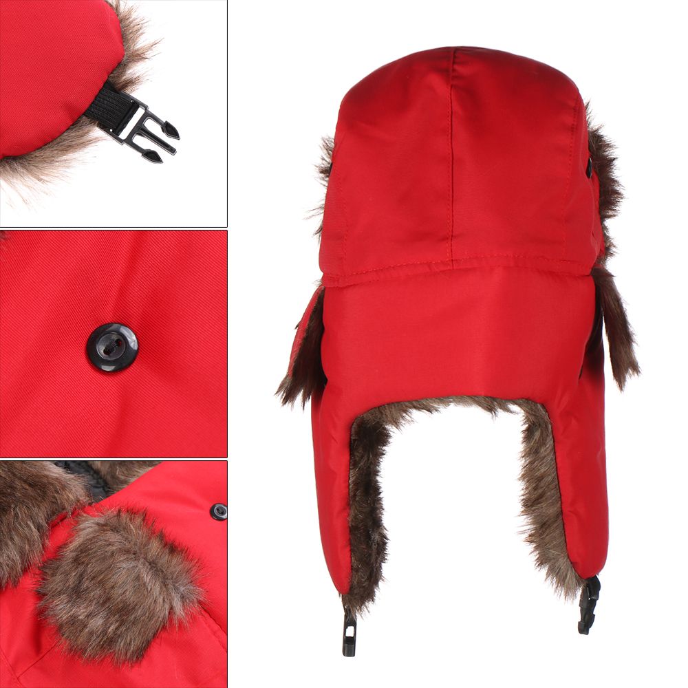 Winter Trapper Hat - Теплая зимняя шапка-ушанка с ушками для