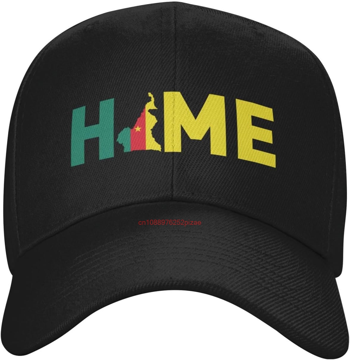 Golf Cap Dad - Карта Камеруна домашняя Камерунская классическая шляпа,