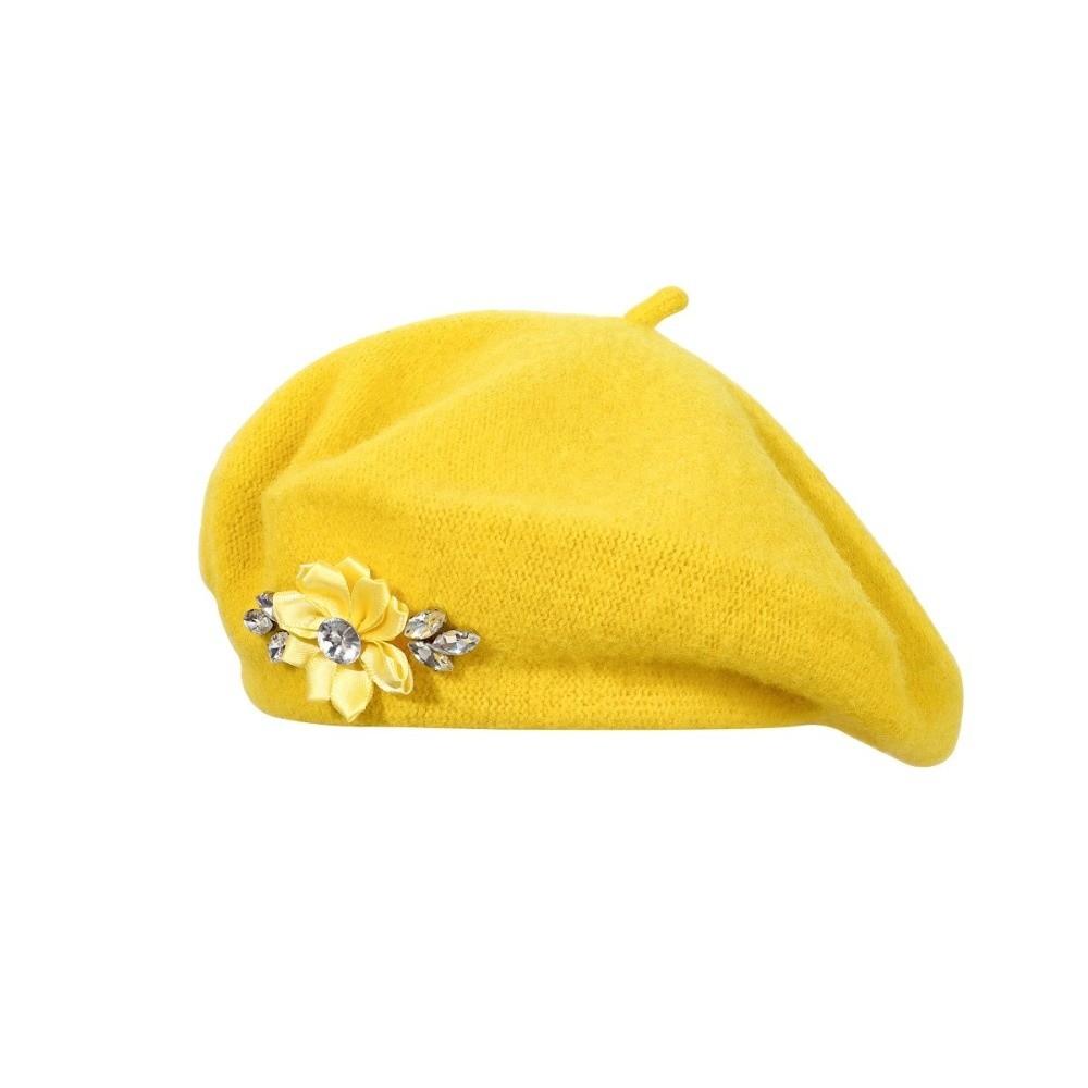 Элегантный однотонный шерстяно – обзор и цена Beret French Wool
