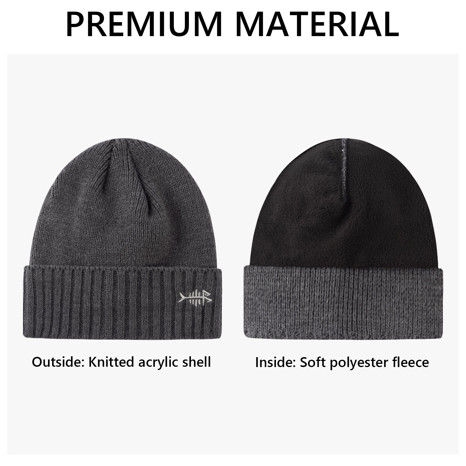 Зимние шапки-бини BASSDASH с ф – обзор и цена Beanie Cuffed Knit
