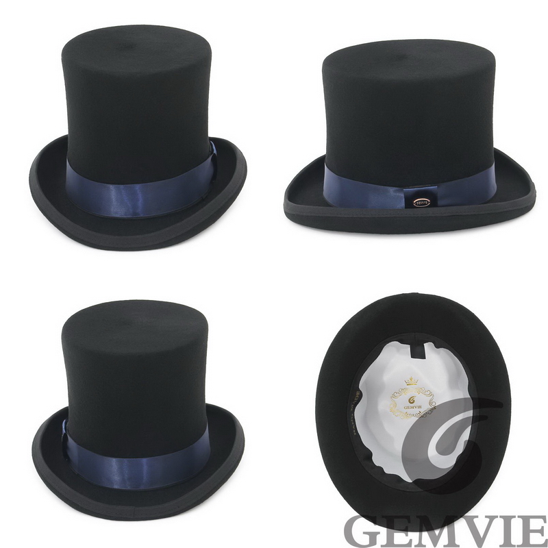 GEMVIE 17 см 100% шерстяной фе – обзор и цена Fedora Hat Wool