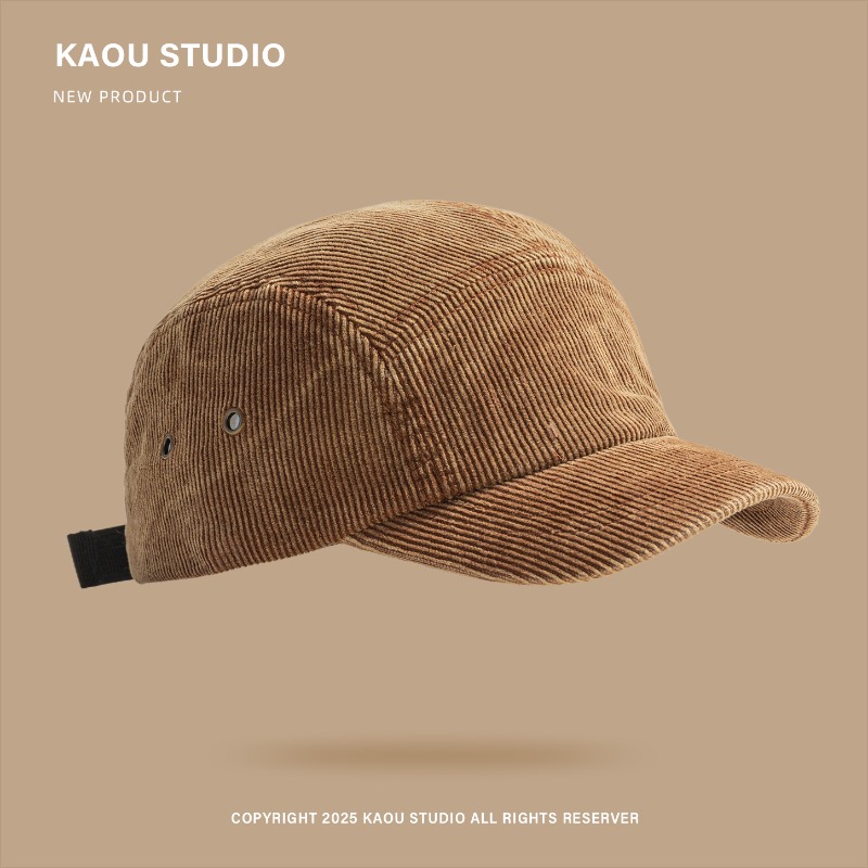 Унисекс-кепка из вельвета с 5  – обзор и цена Corduroy Cap 5 Panel