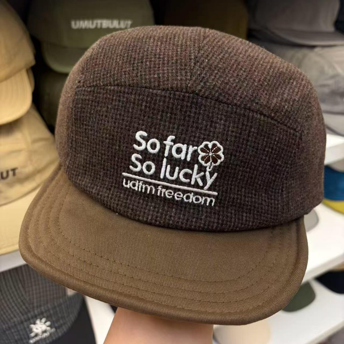 Осенне-зимняя бейсболка с выши – обзор и цена Corduroy Cap 5 Panel
