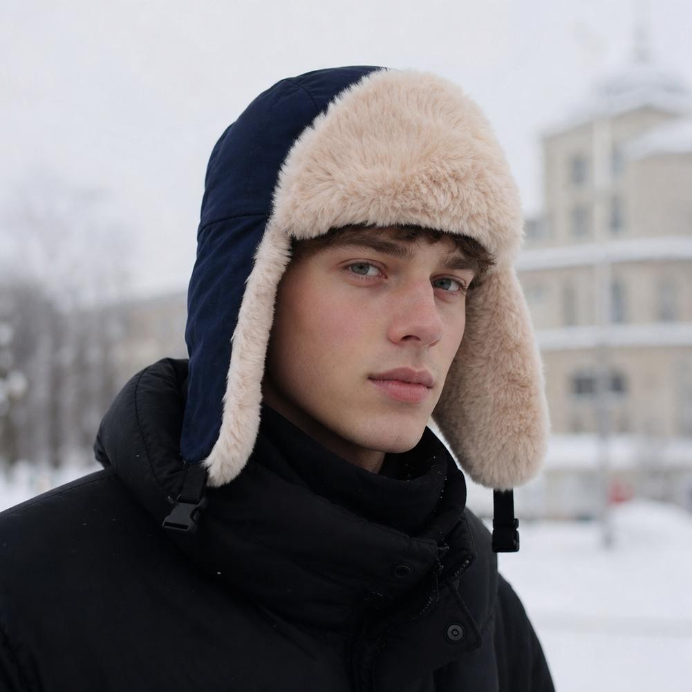 Зимняя шапка-ушанка с толстой  – обзор и цена Winter Trapper Hat