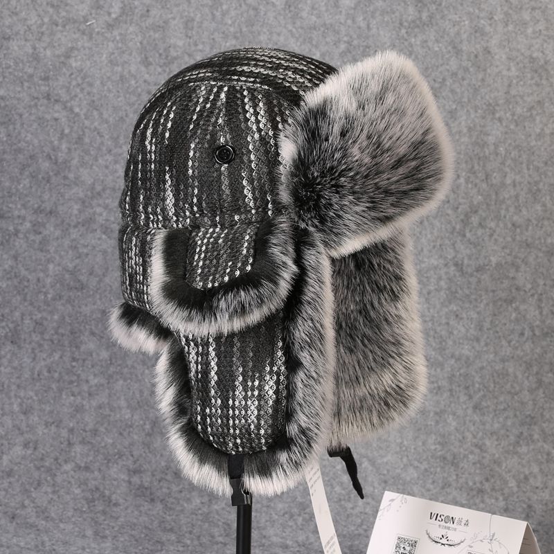 B-8433 человек шапка-ушанка из – обзор и цена Winter Trapper Hat