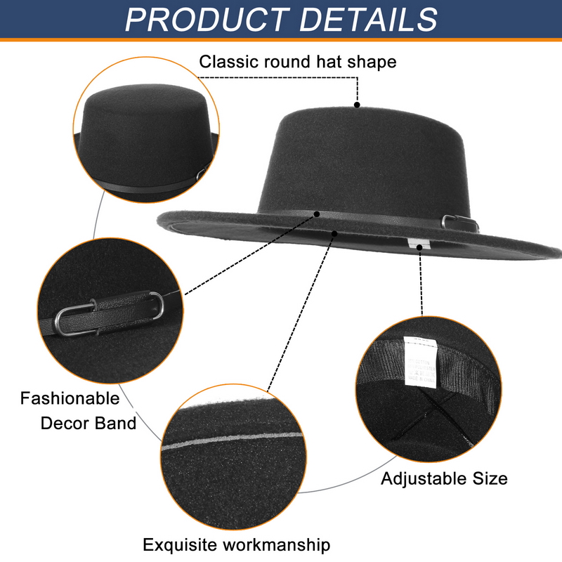 Элегантная шляпа-федора с широ – обзор и цена Fedora Hat Wool