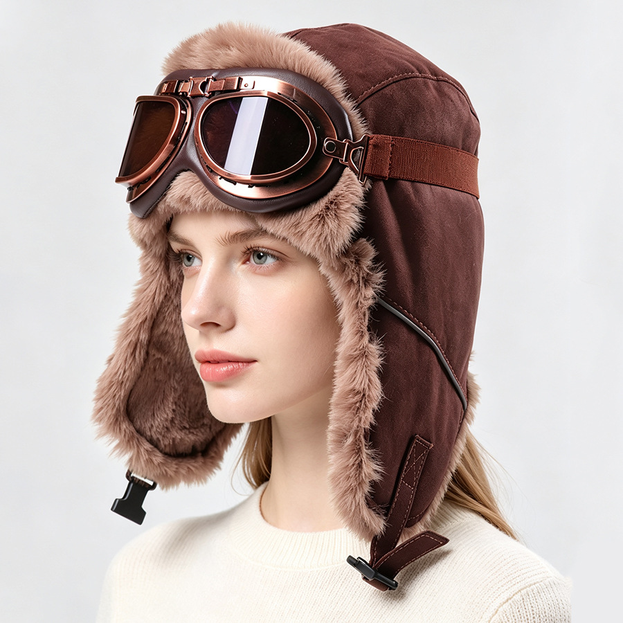 Винтажная пилотская шапка с оч – обзор и цена Winter Trapper Hat